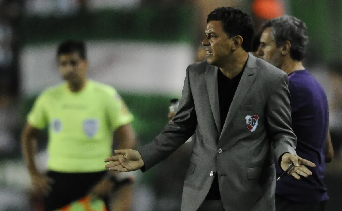 Marcelo Gallardo aseguró que un jugador de Banfield quería ir al baño.