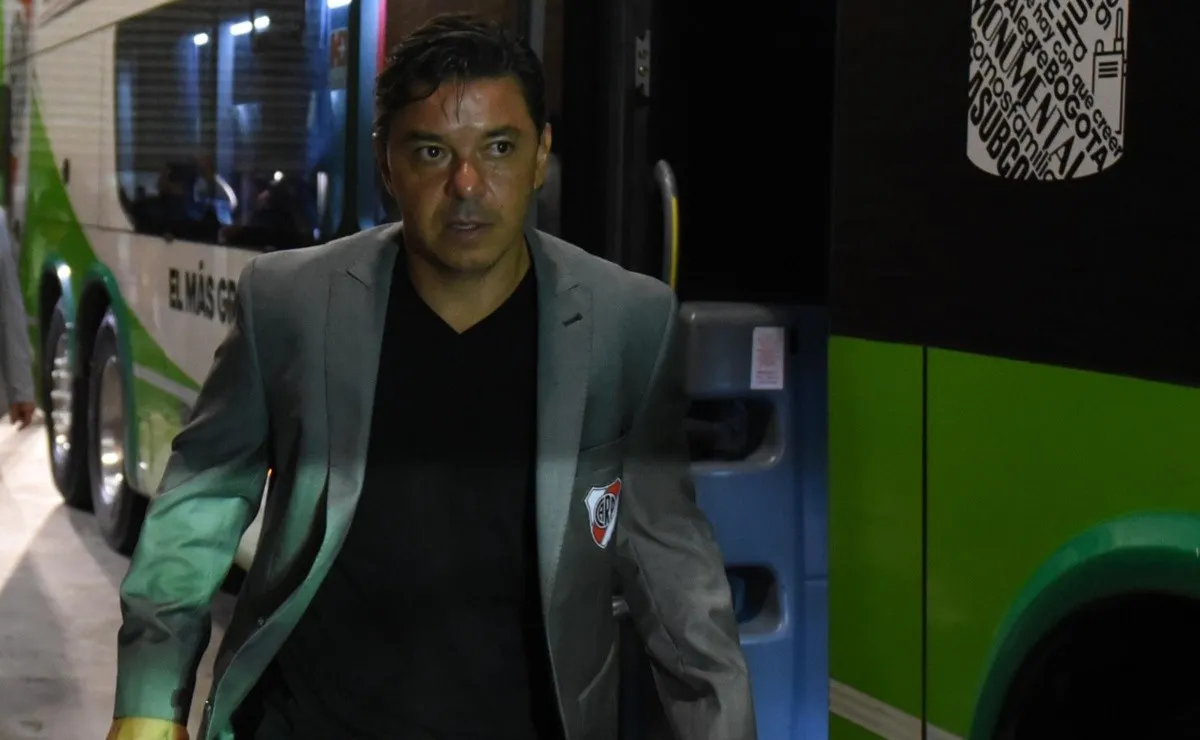 Gallardo se fue molesto del estadio Florencio Sola.