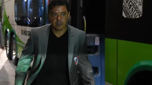 Gallardo se fue molesto del estadio Florencio Sola.