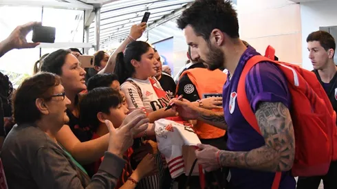 Scocco reconoció que su lesión tardó más de lo esperado por intentar jugar ante Boca.