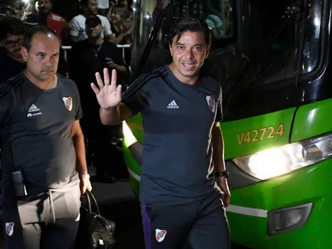 Gran bienvenida a River en Rosario