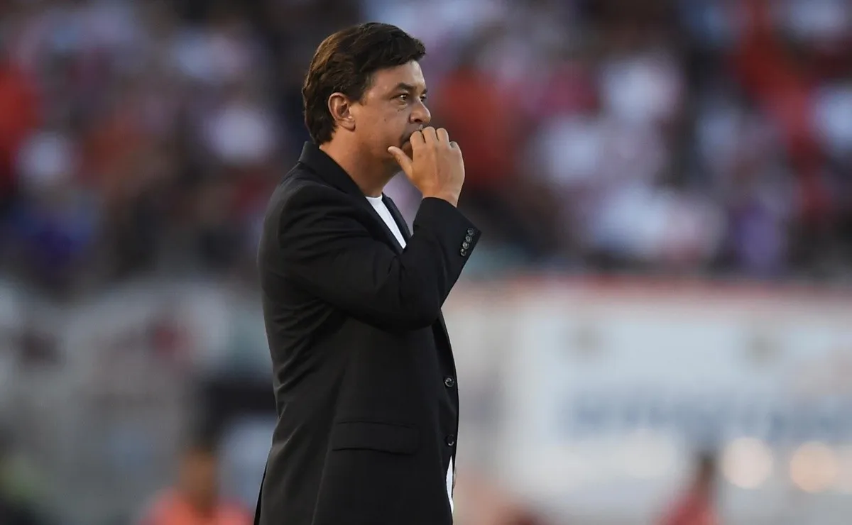 El DT de River habló sobre la noche difícil que tuvo el defensor.