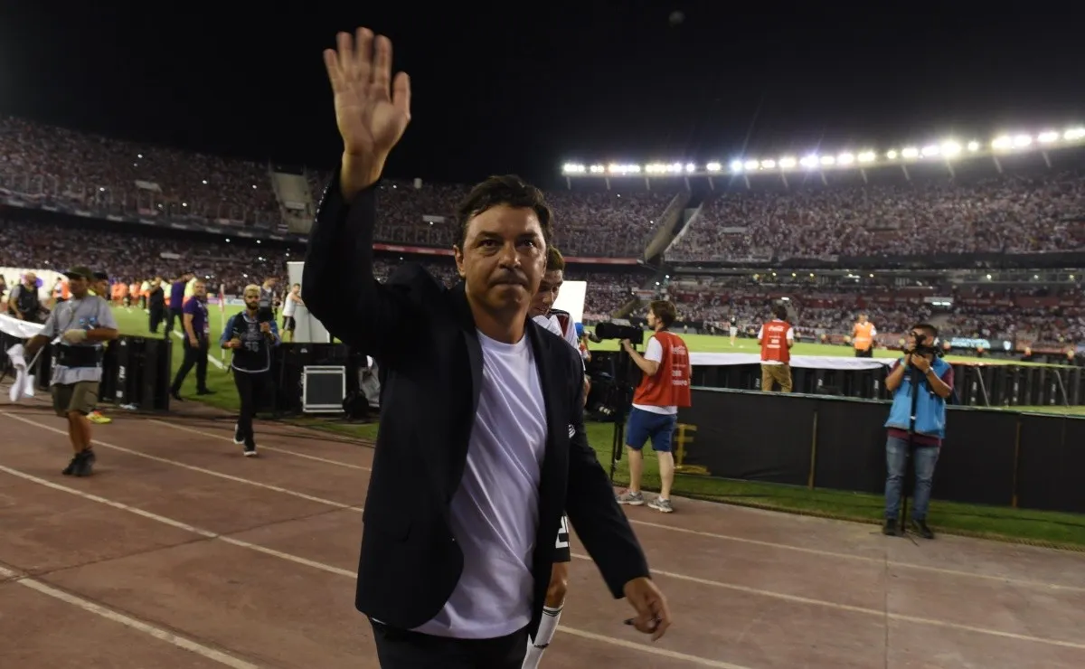 Marcelo Gallardo se fue muy conforme con el rendimiento del equipo ante Racing.
