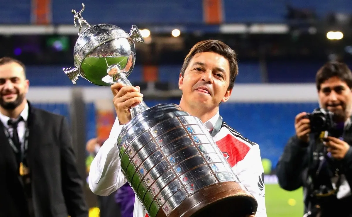 Gallardo y la Copa Libertadores que River le ganó a Boca.