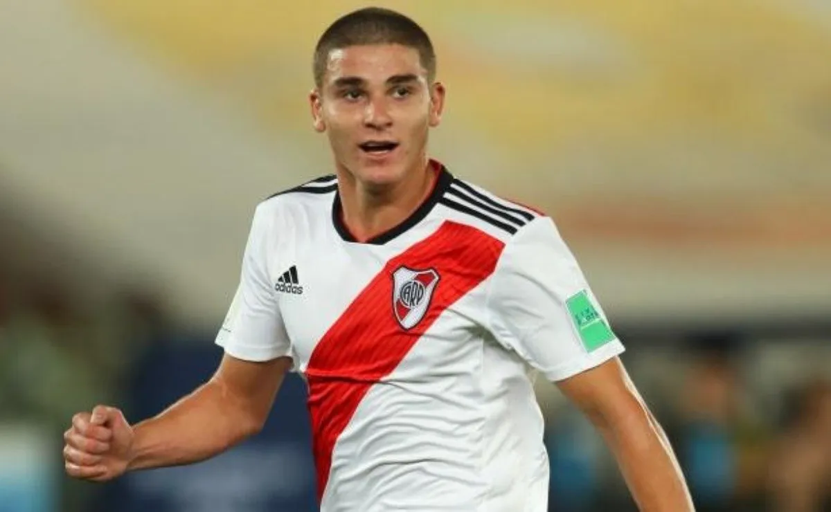 Álvarez, una de las jóvenes promesas de River.