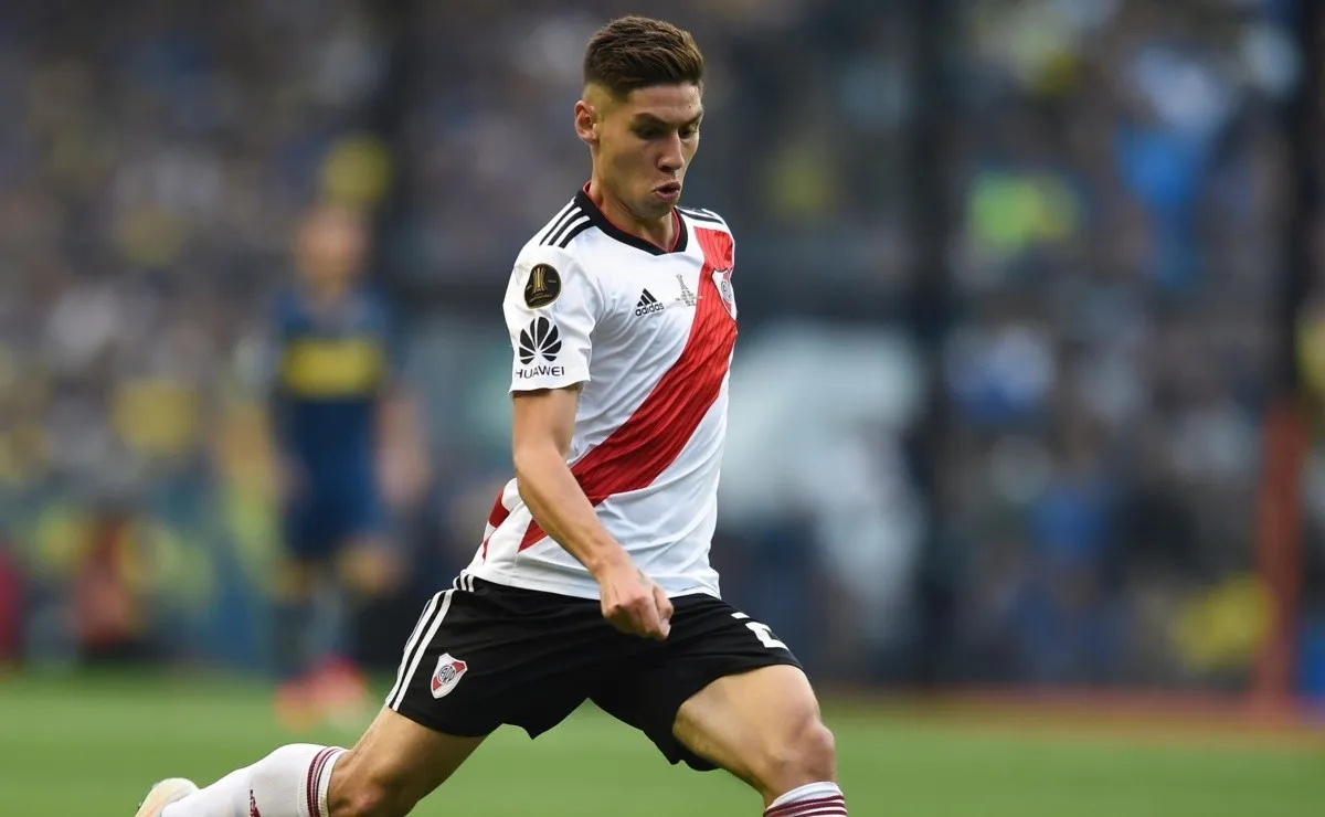 El lateral derecho de River se entrenó de manera diferenciada durante la jornada de esta mañana en el predio de Ezeiza.