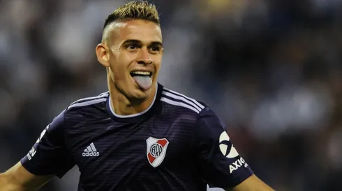 Lengua de campeón de América para el grito de gol de Borré ante Vélez.