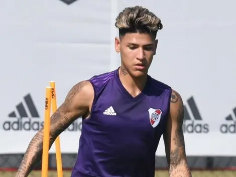 Carrascal se entrenó por primera vez con River