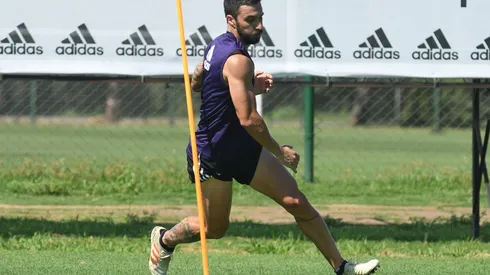 Nacho trabaja con más intensidad y podría volver a estar a disposición de Gallardo la semana próxima