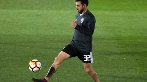 Scocco se entrena y quiere volver a jugar cuanto antes.