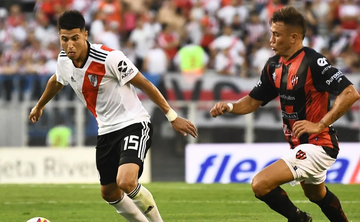 Exequiel Palacios se fue con bronca tras una nueva derrota de River.