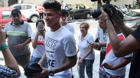 Carrascal llegó a River y aguarda por la firma de su contrato.