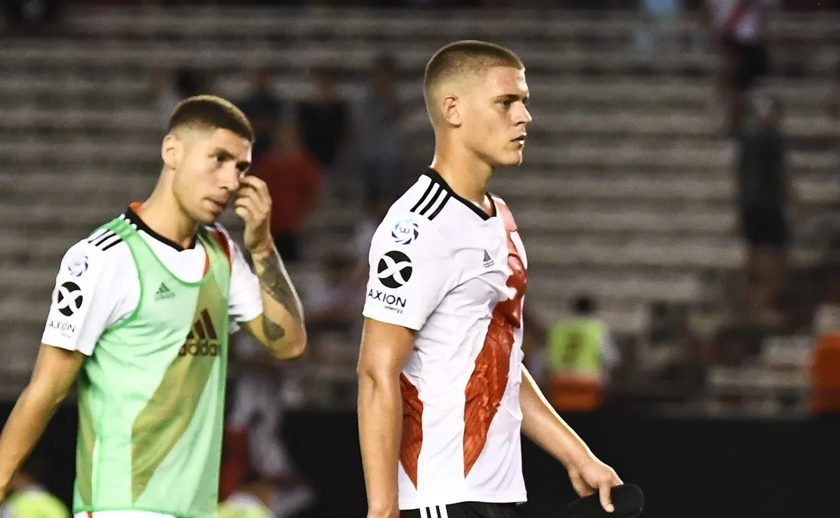 Federico Girotti jugó sus primeros minutos oficiales en el estadio Monumental.