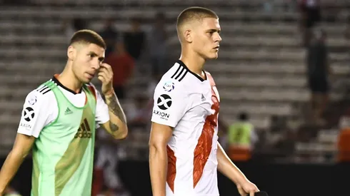 Federico Girotti jugó sus primeros minutos oficiales en el estadio Monumental.