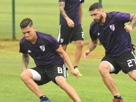El fútbol quedó postergado en el entrenamiento de River