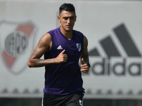 El número que usó Suárez en su primer entrenamiento con River