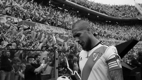 Jonatan Maidana se consagró dos veces campeón de la Copa Libertadores en River.