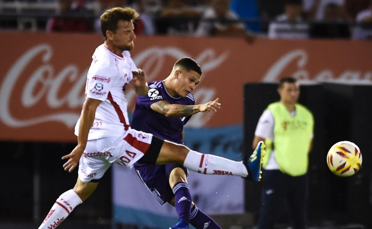 Juanfer marcó el gol del descuento ante Unión y le dio sentido a varios ataques