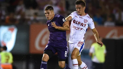 El problema fue que la infracción del defensor de River fue afuera del área.