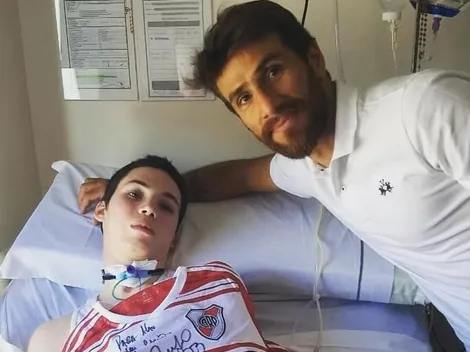 Ponzio le firmó una camiseta a Alan y se la robaron en el hospital