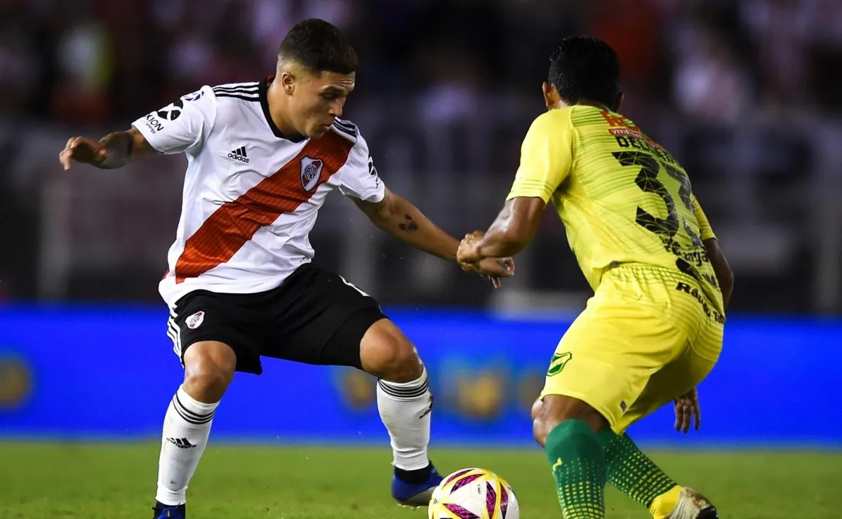 River se enfrenta desde las 20 horas a Defensa y Justicia, en el estadio Monumental.