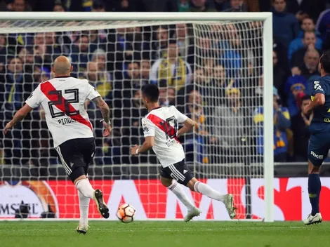 El gol del Pity a Boca sonará en la playa