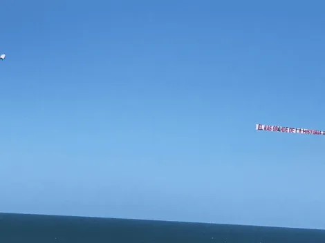 La gloria eterna quedó plasmada en el cielo de la costa argentina