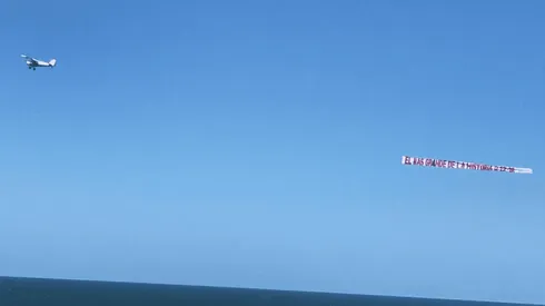 El Más Grande de la historia, también desde el cielo de Villa Gesell.