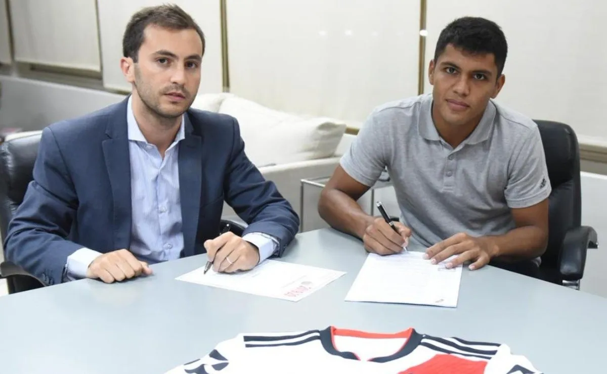 Rojas dio el salto de su carrera y se vino a jugar a River