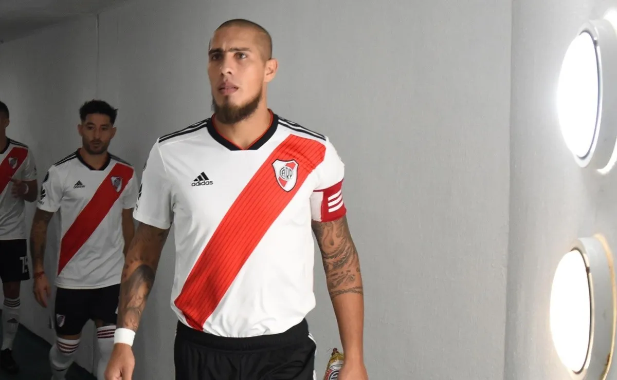 Jonatan Maidana jugó 277 partidos oficiales en River, con 8 goles, tres expulsiones y 11 títulos. (FOTO: Getty)
