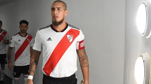 Jonatan Maidana jugó 277 partidos oficiales en River, con 8 goles, tres expulsiones y 11 títulos. (FOTO: Getty)