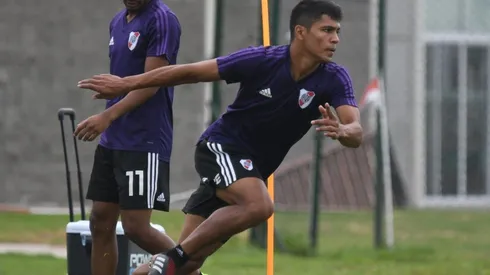 Robert Rojas se entrenó por primera vez con River y aseguró que está en condiciones físicas para arrancar a jugar.