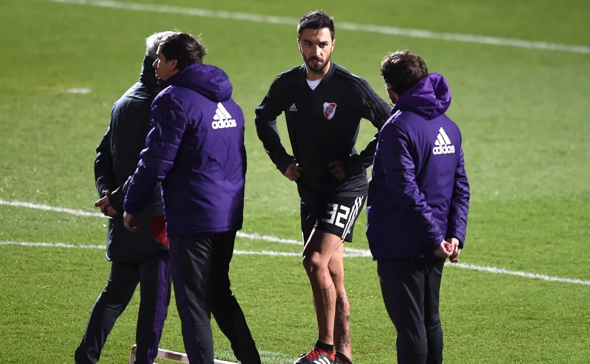 Ignacio Scocco se recupera de su nueva lesión en el gemelo derecho.