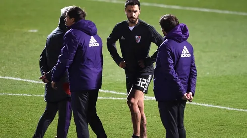 Ignacio Scocco se recupera de su nueva lesión en el gemelo derecho.