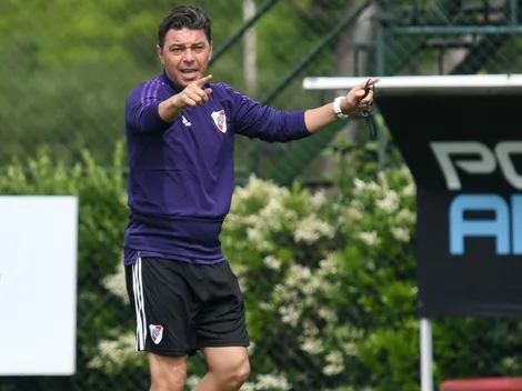 Gallardo probó un equipo para enfrentar a Nacional