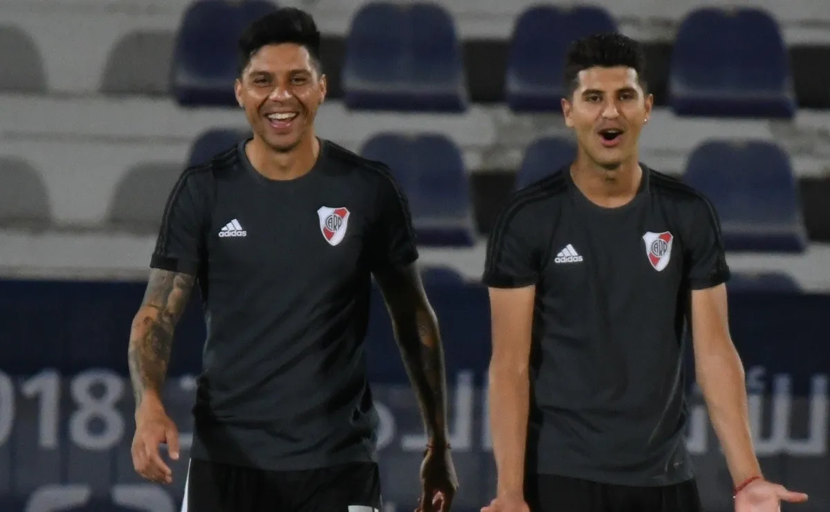 River se prepara para el amistoso en Uruguay.