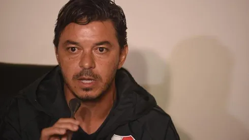 Gallardo habló en conferencia a pocos días del amistoso con Nacional.