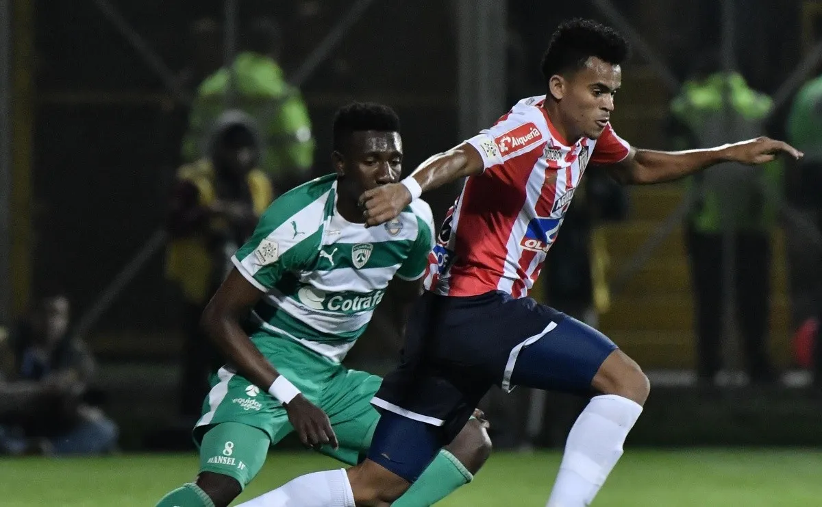 Luis Díaz con la camiseta de Junior.
