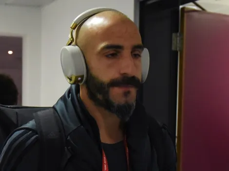 Pinola, su esposa y las repeticiones de la final ante Boca en la tele