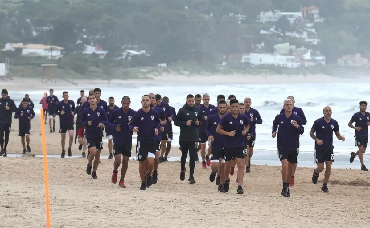 El plantel de River realizó su sexto entrenamiento del año 2019. (FOTO: Diego Haliasz - Prensa River)
