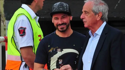 Mora y D'Onofrio, juntos en el Monumental.