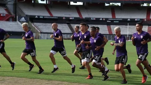 River comenzó la pretemporada y varios jugadores se platinaron el pelo.