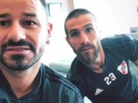 El saludo "uruguayo" de Ponzio para Mora