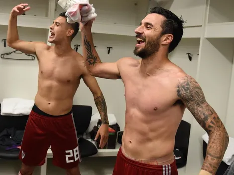 Scocco deliró como un hincha más