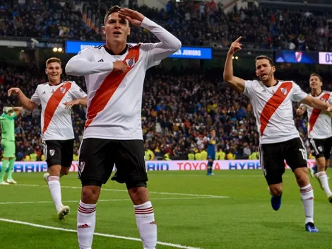 Quintero lleva a River en la piel