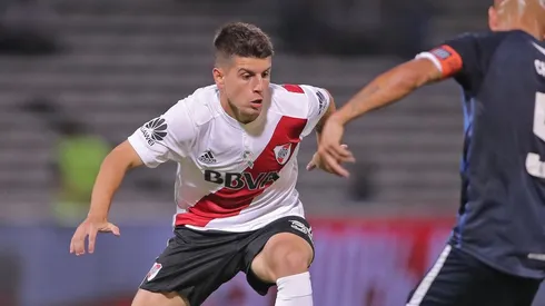 Tomás Andrade debutó en la Primera de River el 30 de abril de 2016: 0-0 contra Vélez, en Núñez. (FOTO: Getty)