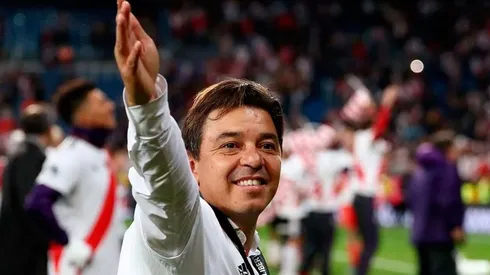 Gallardo disfruta tras ganarle a Boca la final más importante de la historia.