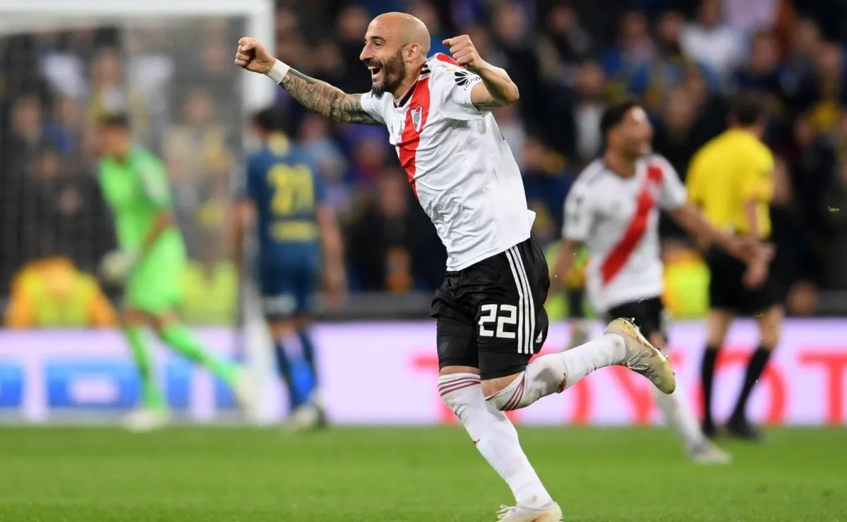 Pinola, fanático de River y hombre clave en la conquista de la Copa ante Boca.