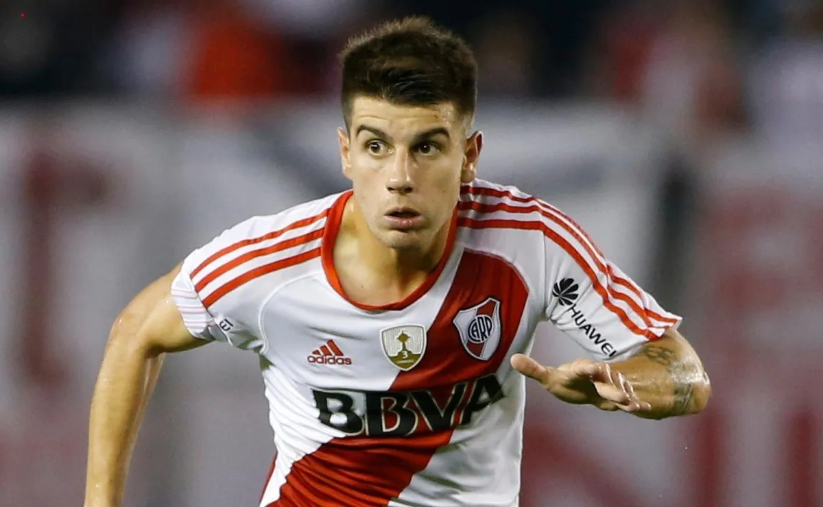 Tomás Andrade jugó 33 partidos oficiales en River, donde no pudo marcar goles.