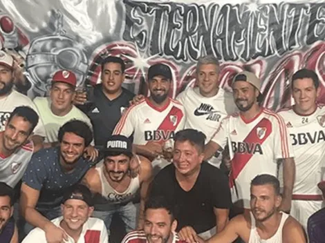 El pueblo de Enzo Pérez lo homenajeó con una bandera